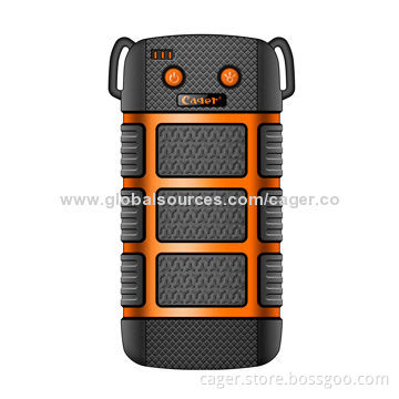 Cager 5,600mAh Waterproof Power Bank with IP67, Sized 102*56*28mm